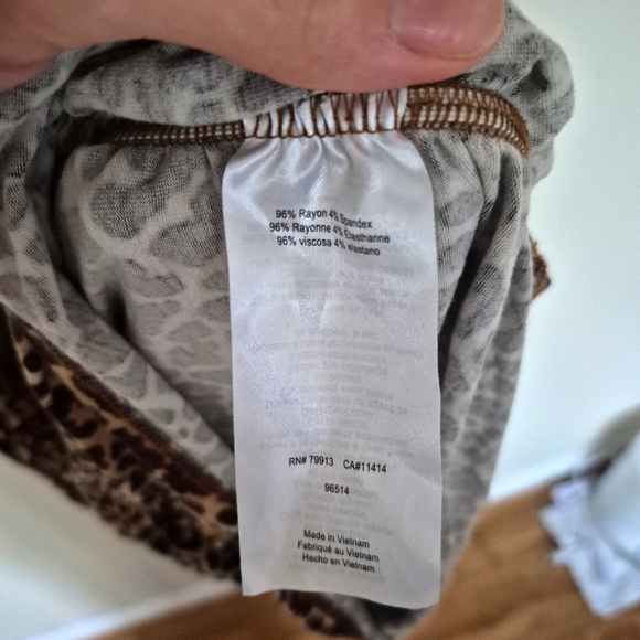 Motherhood Maternity Women’s Brown Leopard Print Ruched Bodycon Dress – Size M - Picture 5 of 6